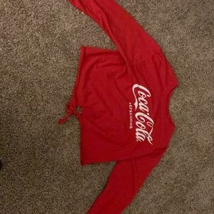 Red Coca-Cola crop top (S)